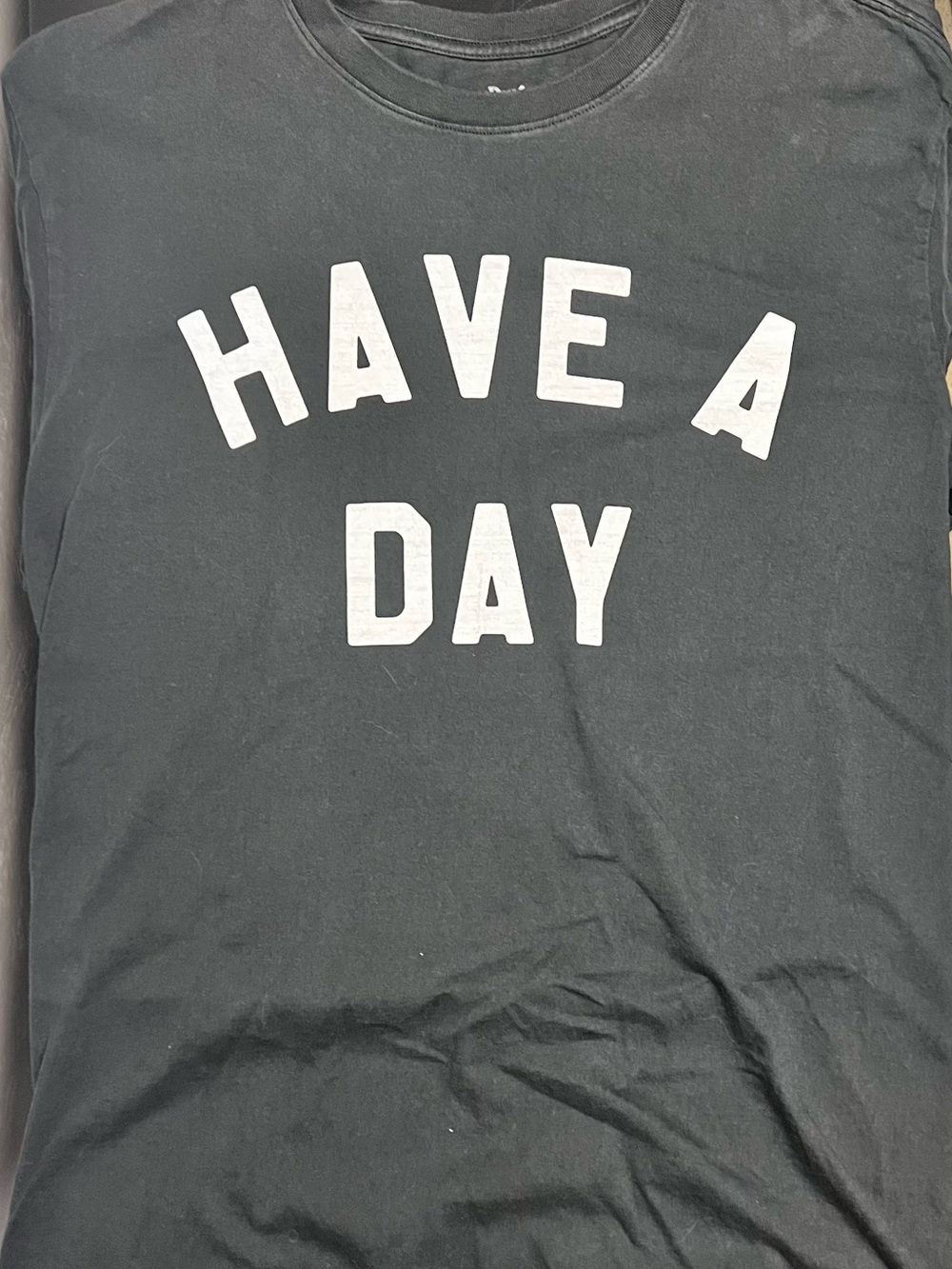 Have A Day Black Short-Sleeve Tee